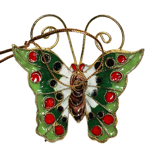 Schmetterling, Deko, Cloisonne Emaille, 0380 - zum Schließen ins Bild klicken